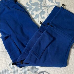 Blue Track Pants
